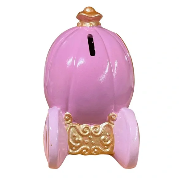 DISNEY bank Pumpkin carriage Cinderella Belle Sleeping Beauty magic fairytale - Picture 4 of 16